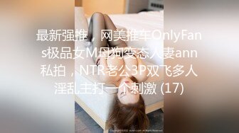 最新强推，网美推车OnlyFans极品女M母狗变态人妻ann私拍，NTR老公3P双飞多人淫乱主打一个刺激 (17)