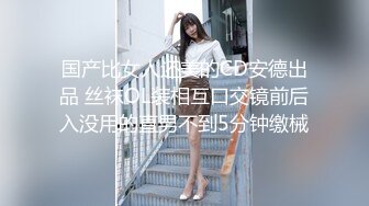 国产比女人还美的CD安德出品 丝袜OL装相互口交镜前后入没用的直男不到5分钟缴械