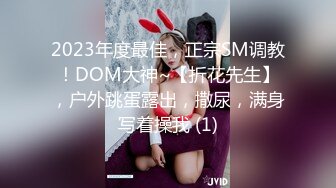 2023年度最佳，正宗SM调教！DOM大神~【折花先生】，户外跳蛋露出，撒尿，满身写着操我 (1)