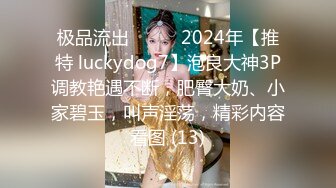 极品流出❤️❤️2024年【推特 luckydog7】泡良大神3P调教艳遇不断，肥臀大奶、小家碧玉，叫声淫荡，精彩内容看图 (13)